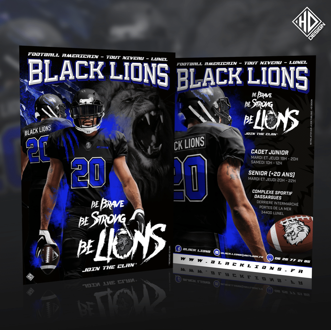 Affiche Black Lions