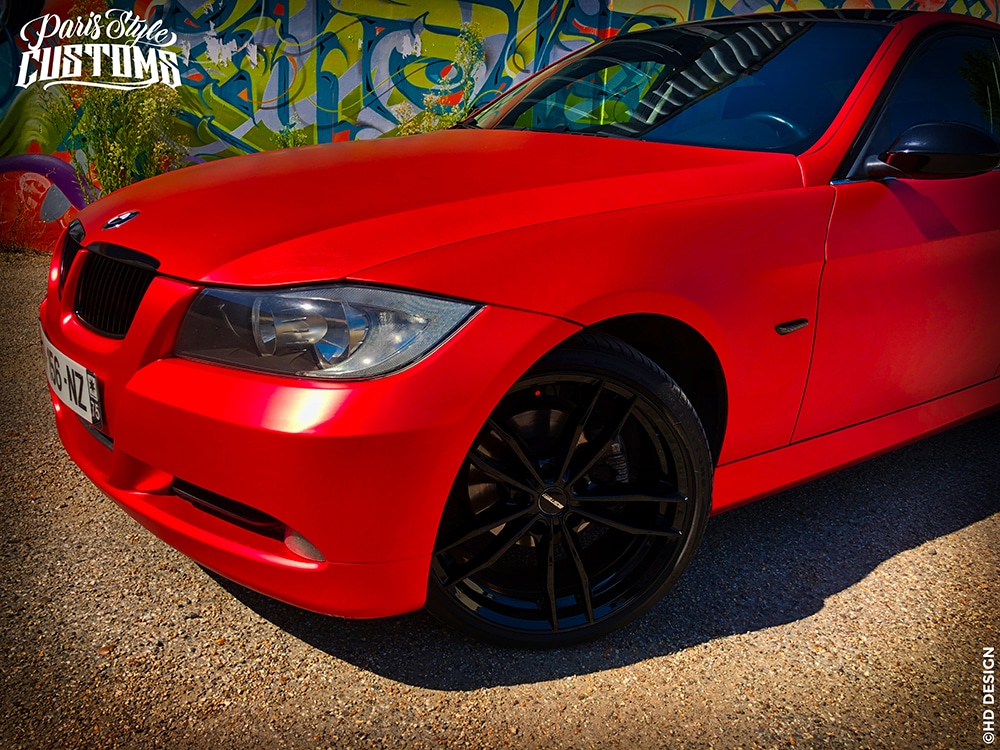 BMW E90 Covering Rouge