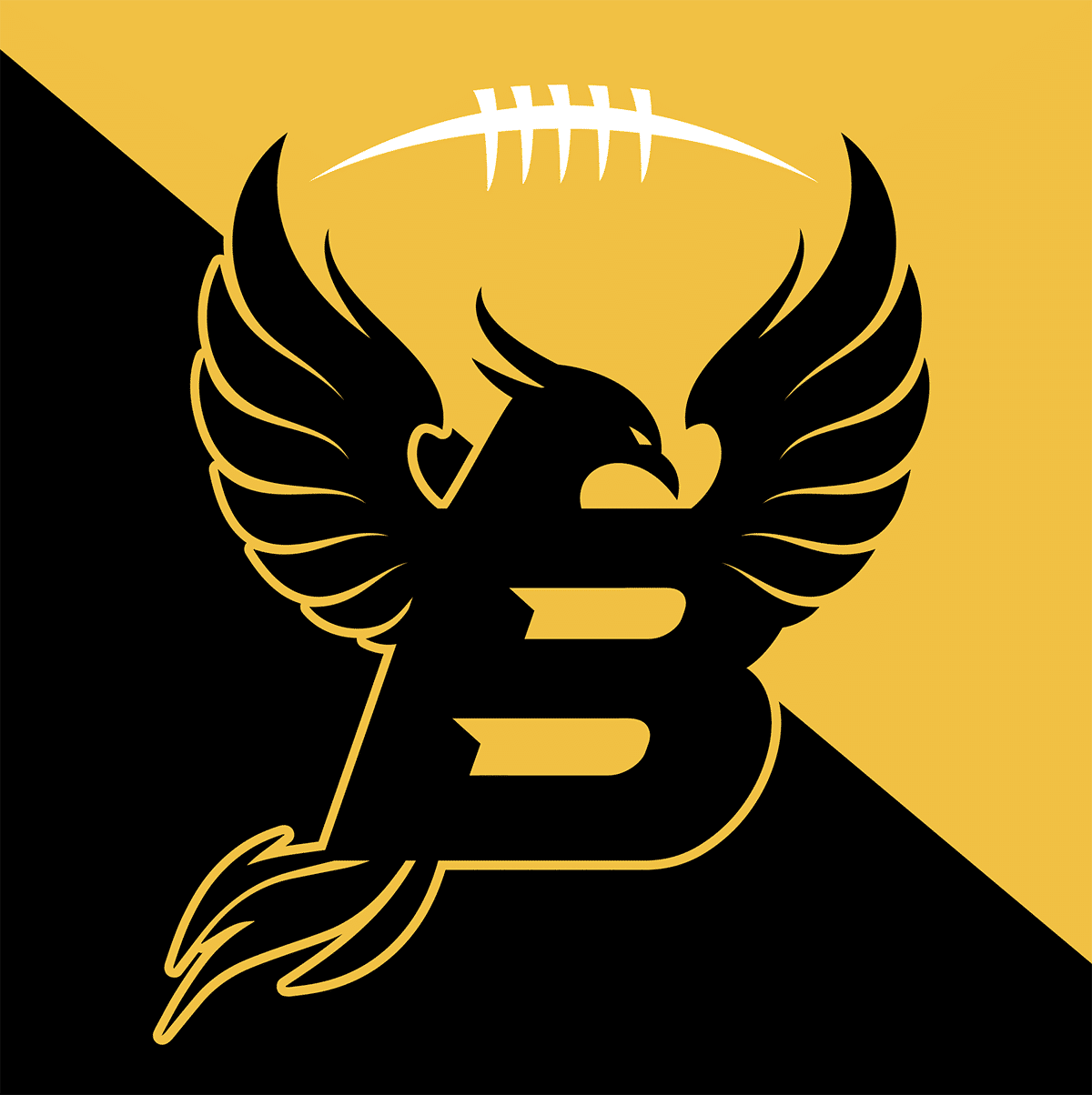 créations d'un logo pour une équipe de sport américaine
