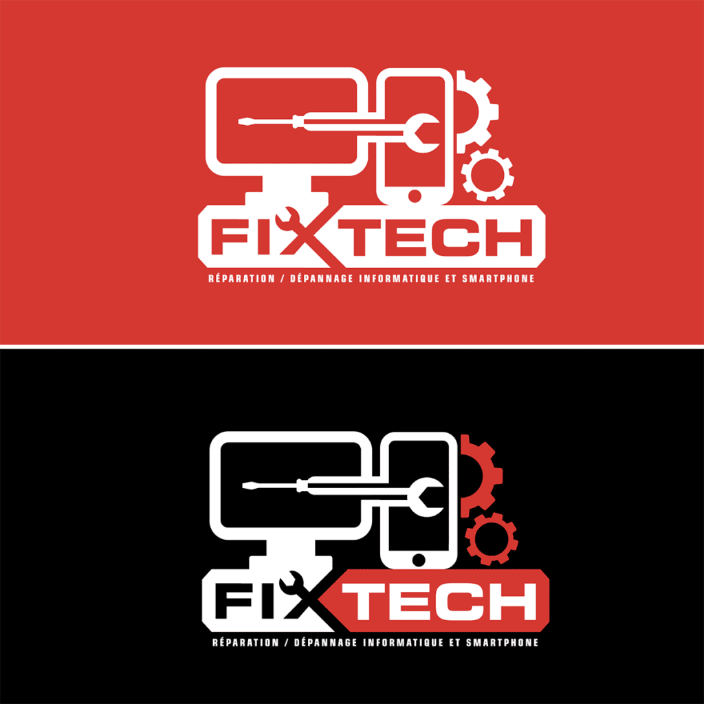 création de logo pour réparation et dépannages informatique