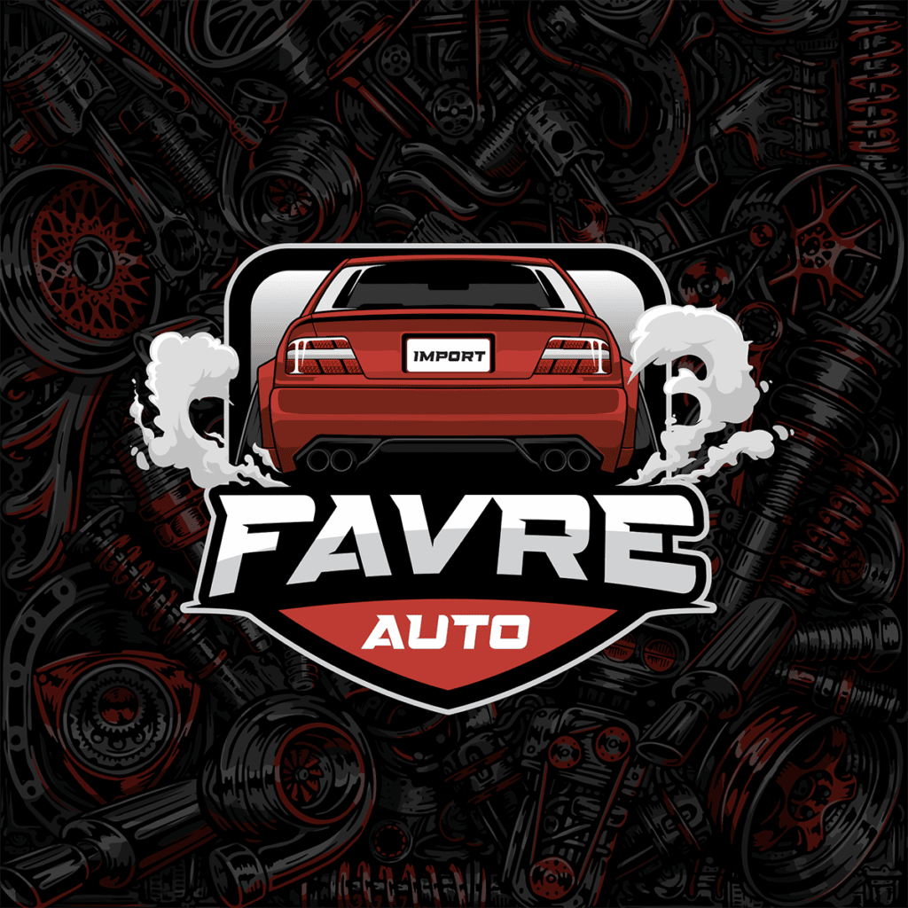 création de logo pour le garage FAVRE AUTO
