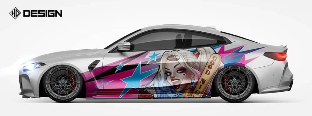 Covering (car wrapping) Harley Quinn