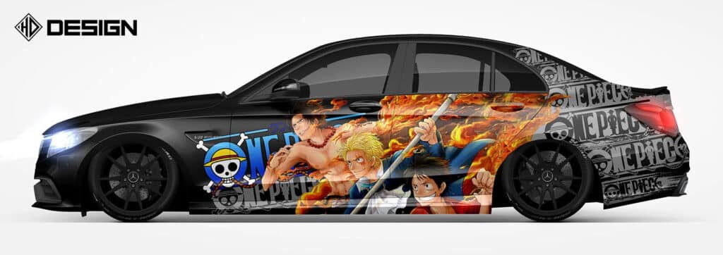 Covering (car wrapping) ONE PIECE