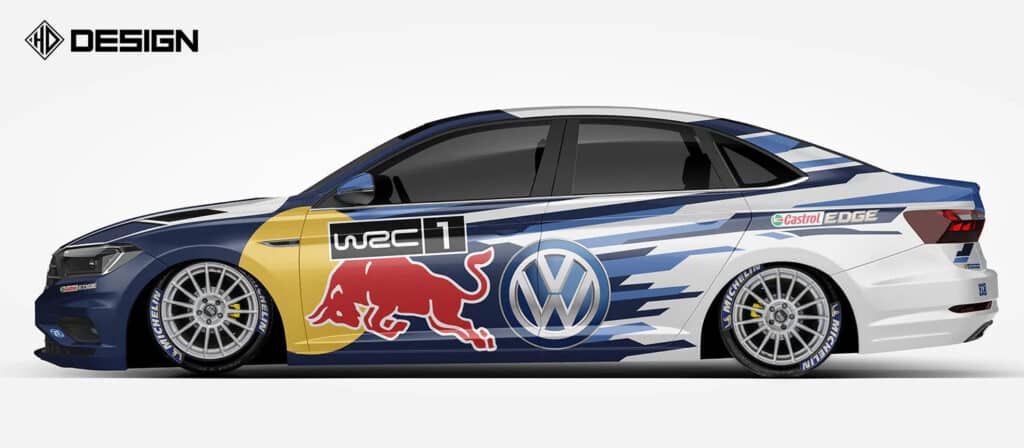 Covering (car wrapping) REDBULL WRC