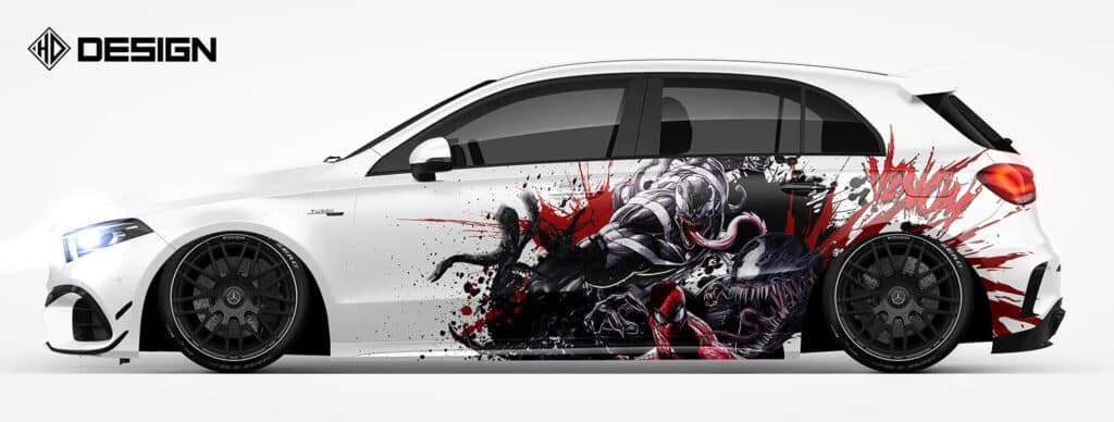 Covering (car wrapping) MARVEL Venom