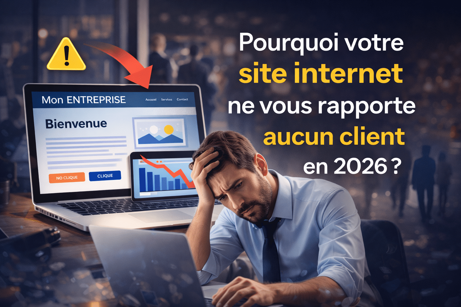 Pourquoi votre site internet ne génère pas de clients en 2026