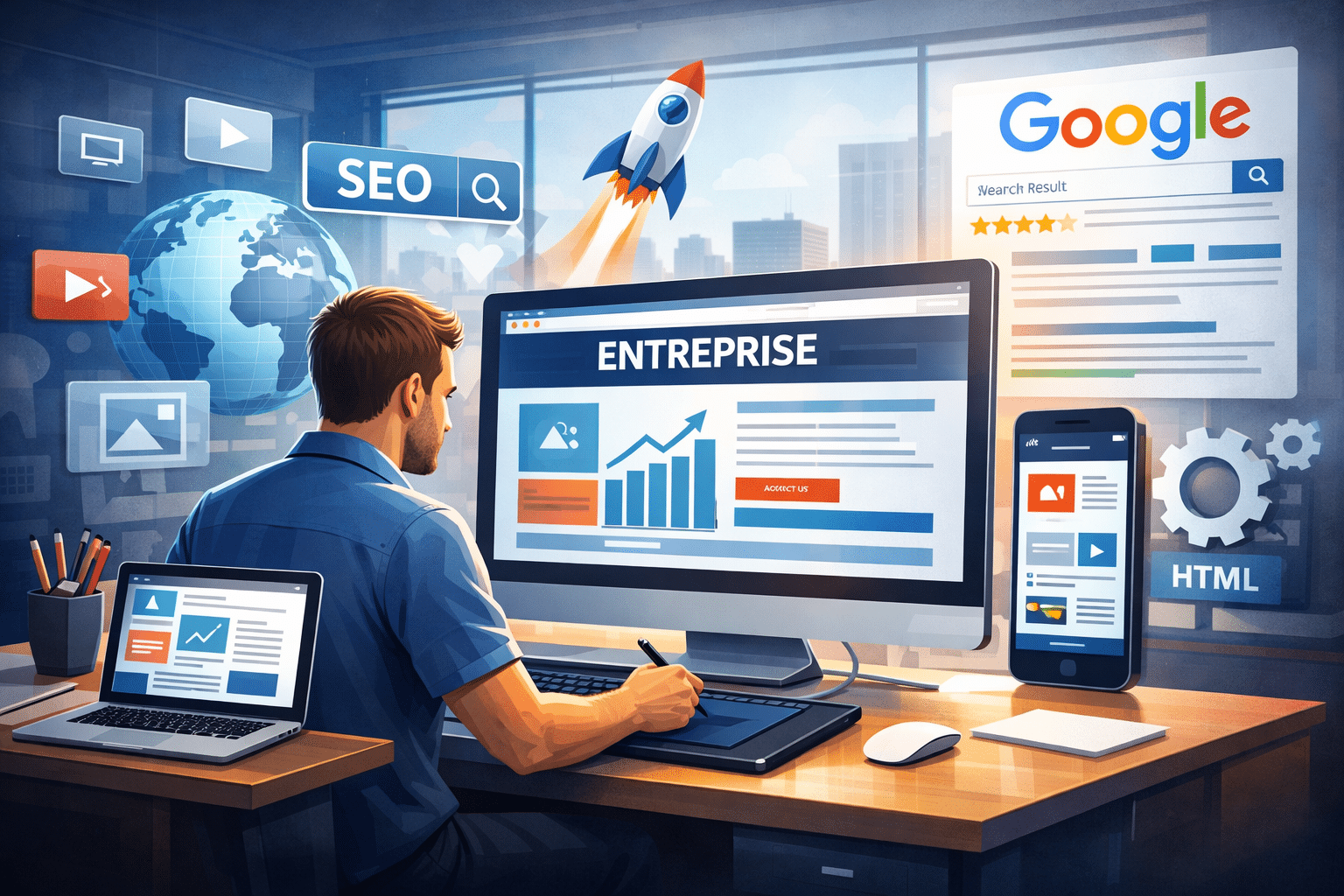 création site internet professionnel pour entreprise